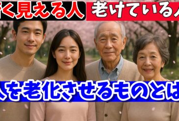 若く見える人と老けてる人の違い、身体を老化させるものとは何か？人はどうして老化していくのか？